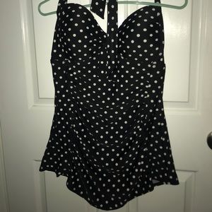 Merona one piece swimsuit with tummy control!